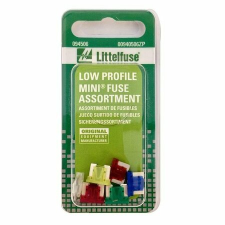 LITTELFUSE Assortment Fuses Lowprofile Mini 58V 00940506ZP